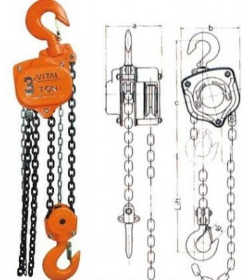 HSZ Type Chain Pulley Block Hoist with CE&GS Certificate 500-30000kg capacity load