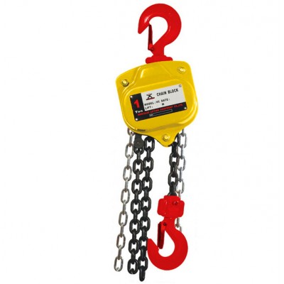 VC-A030  High Quality Block Hand Chain Hoist 3Meter Lift Height with 2 pcs Chain Fall