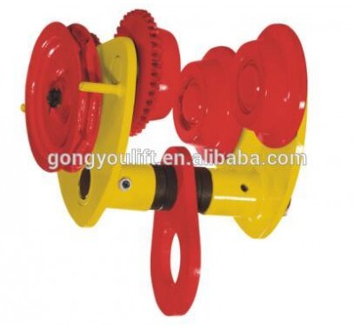 1t,2t,3t,5t,10t manual geared trolley