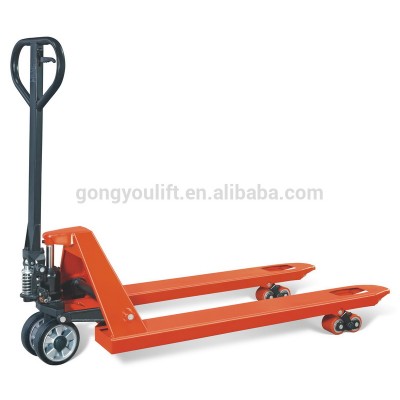 high quality low price CBY-DF Hydraulic manual forlift/ hand pallet truck price for warehouse with CE certificate