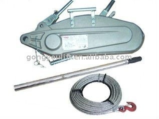 Aluminum alloy Wire rope Lever Hoist/pulling winch