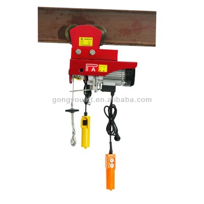 HOT SALE mini electric hoist with trolley hoist machine for construction high quality with CE & GS certificate