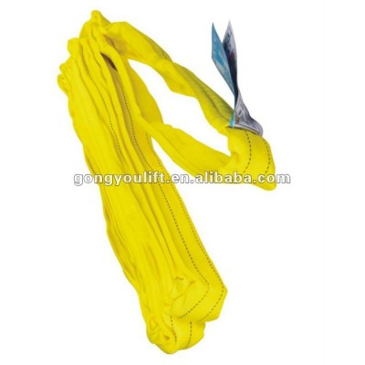 Hot sell !!! 100% polyester round sling,textile sling