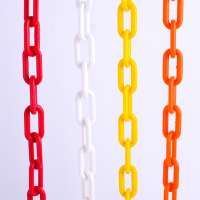 Yellow Red White Small Plastic Chain